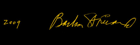 Barbra Streissand's signature (click to enlarge)