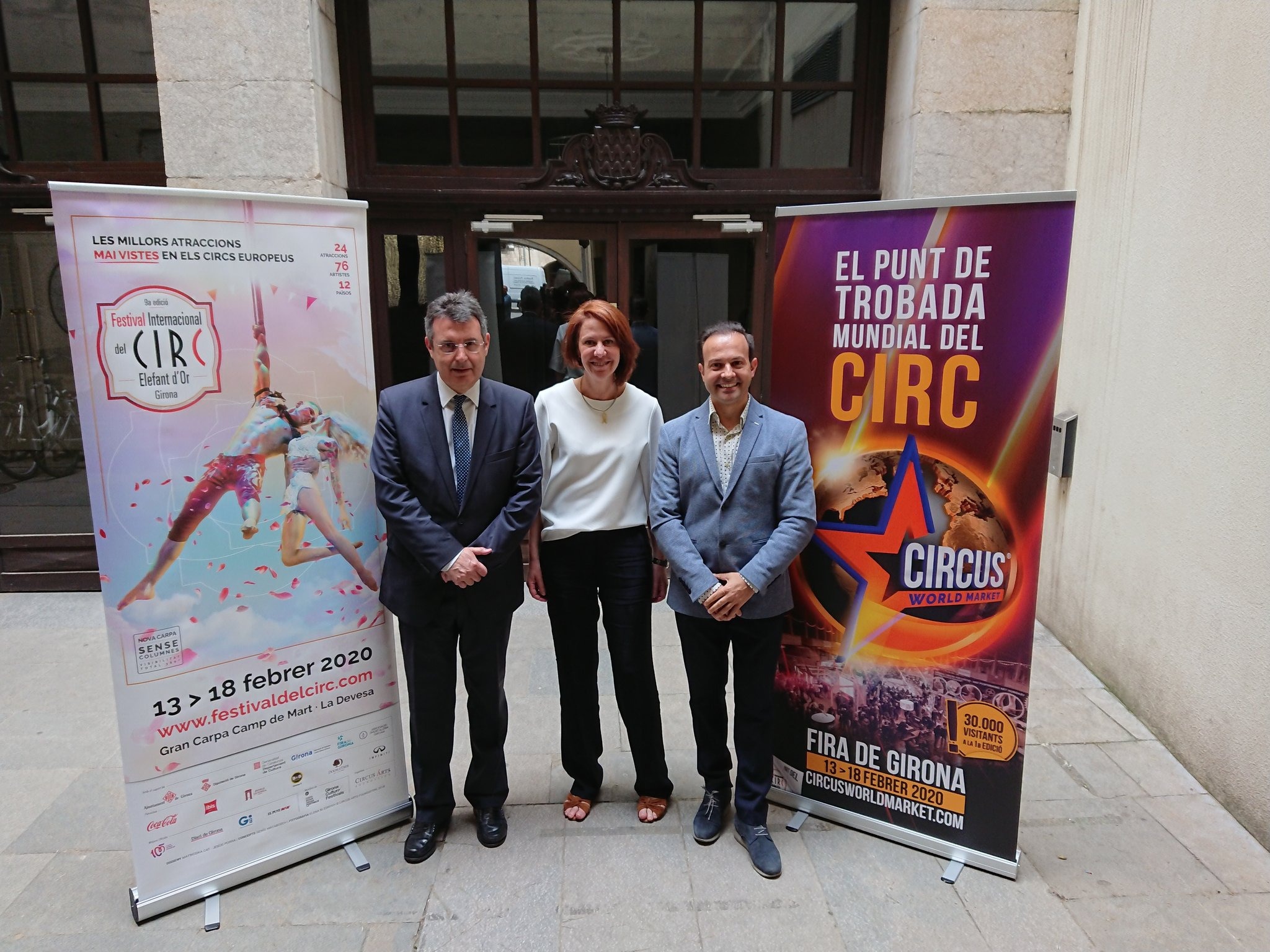 L'alcaldessa de Girona presenta l'edició 2020 del Festival Internacional de Circ Elefant d’Or