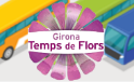 Parking and drop-off area for buses during Girona, Temps de Flors