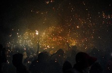 Correfoc amb els Diables de l'Onyar