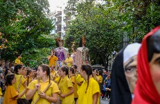 Cercaviles amb els gegants i capgrossos de Girona