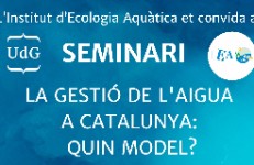 La gestió de l'aigua a Catalunya: quin model?