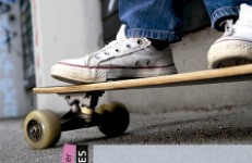 The skateboarder by Christine Lindop