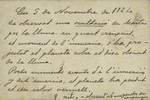 Nota de les observacions del cel, efectuades per Pere de Palol i Poch amb ulleres de mariner, segons relata el seu net Pere de Palol i Salellas. AMGi. Fons Pere de Palol Poch, Documentaci personal.