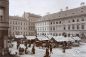 Budapest markets 1. The former Városház (Town Hall) Square with the market and the old Piarist Friary, c. 1890. Author: György Klösz.