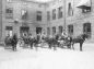 Gävle transports 2. Horse carriage at the porter brewery. 1909. Author: Gustaf Reimers.