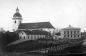 Gävle religion 1. Immanuel’s Baptist Church, with members gathered outside to celebrate 50th anniversary. 1908. Author: unknown (Arkiv Gävleborg).