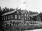 Gävle education 5. Pupils in front of Stigslund School. 1890 ca. Author: unknown.