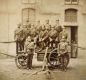 Budapest trade 1. Group portrait of firemen, 1878. Author: unknown.