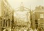 Schiedam festivities 1. Emmastraat decorated on the occasion of the coronation of Queen Wilhelmina, 1898. Author: unknown.