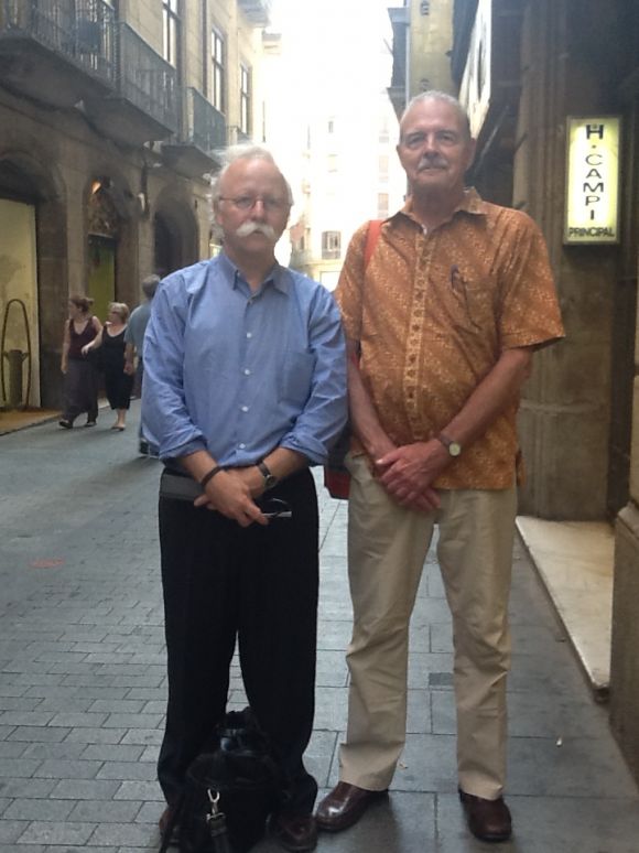 Joan Boadas i Bill Graham a Barcelona, 2012