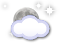 Scattered clouds